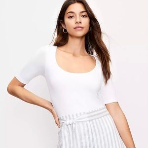 LOFT Elbow Sleeve Bodysuit *set of 2* size medium